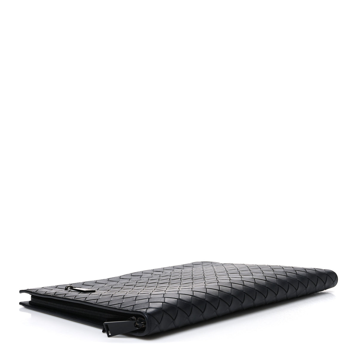 Bottega Veneta Nappa Intrecciato Zip Pouch Black 4 of 10