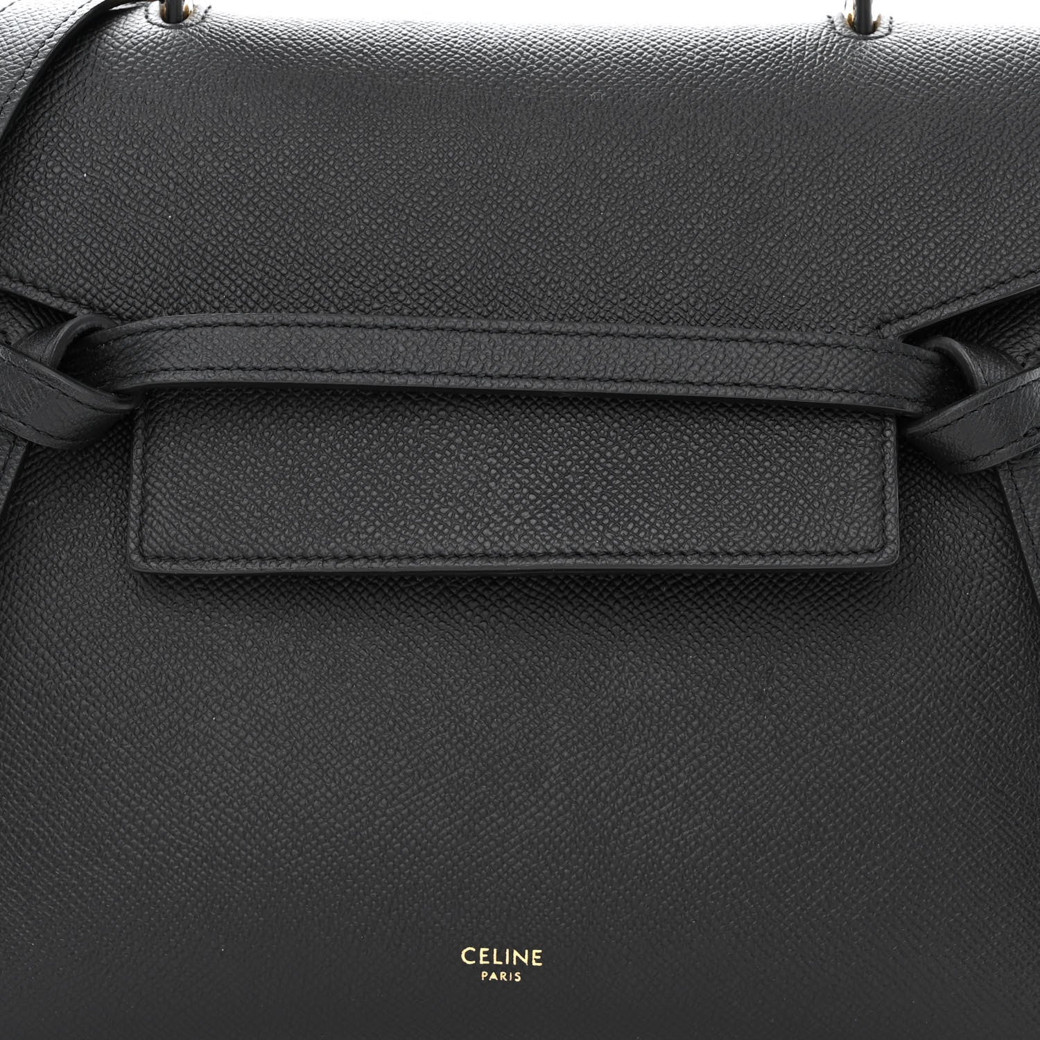 Celine Grained Calfskin Micro Belt Bag Black 8 of 10