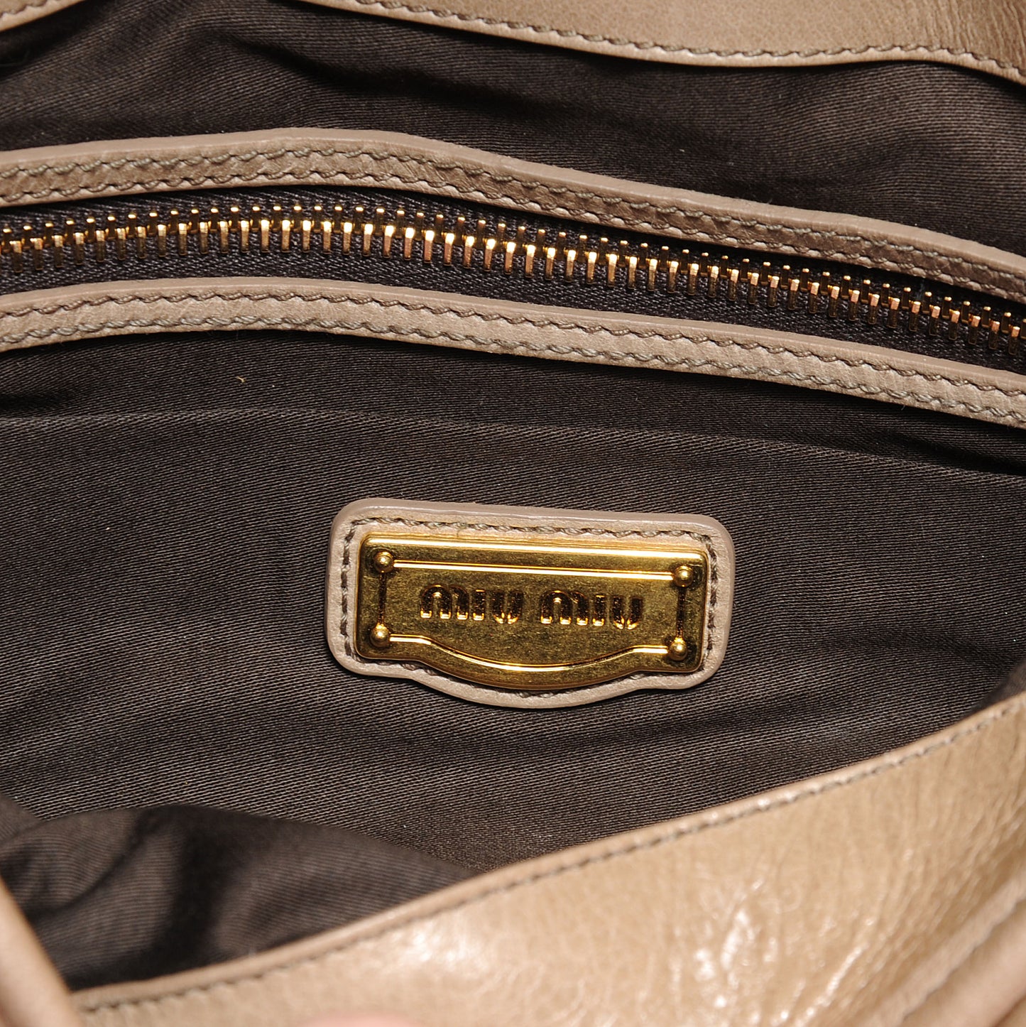 Lux Leather Small Matelasse Coffer Deserto