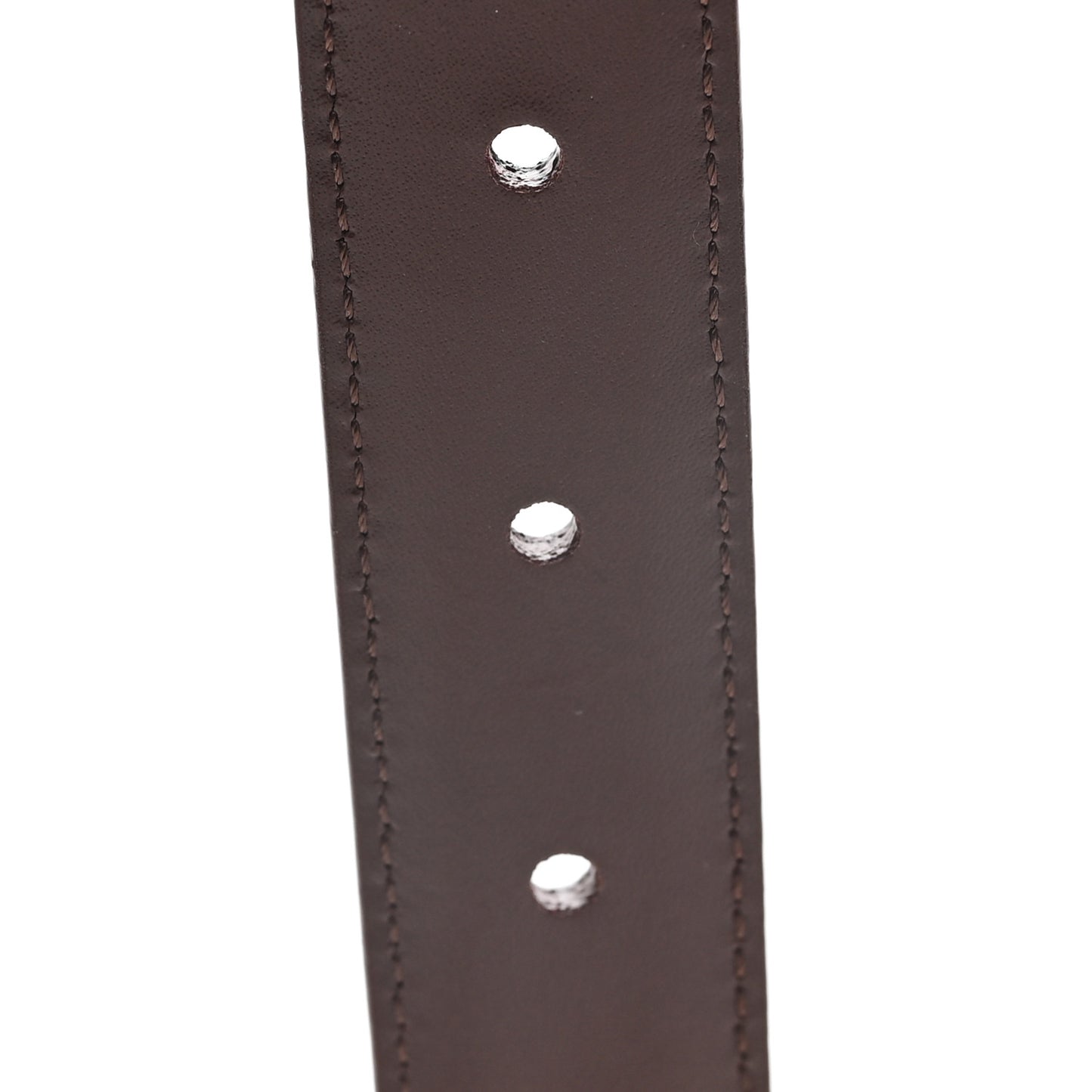 Box Calfskin Medium 25mm Triomphe Belt 75 30 Chestnut