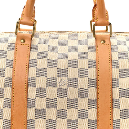 Louis Vuitton Damier Azur Keepall 50 7 of 14