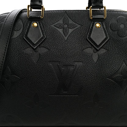 Louis Vuitton Empreinte Monogram Giant Speedy Bandouliere 25 Black 7 of 9