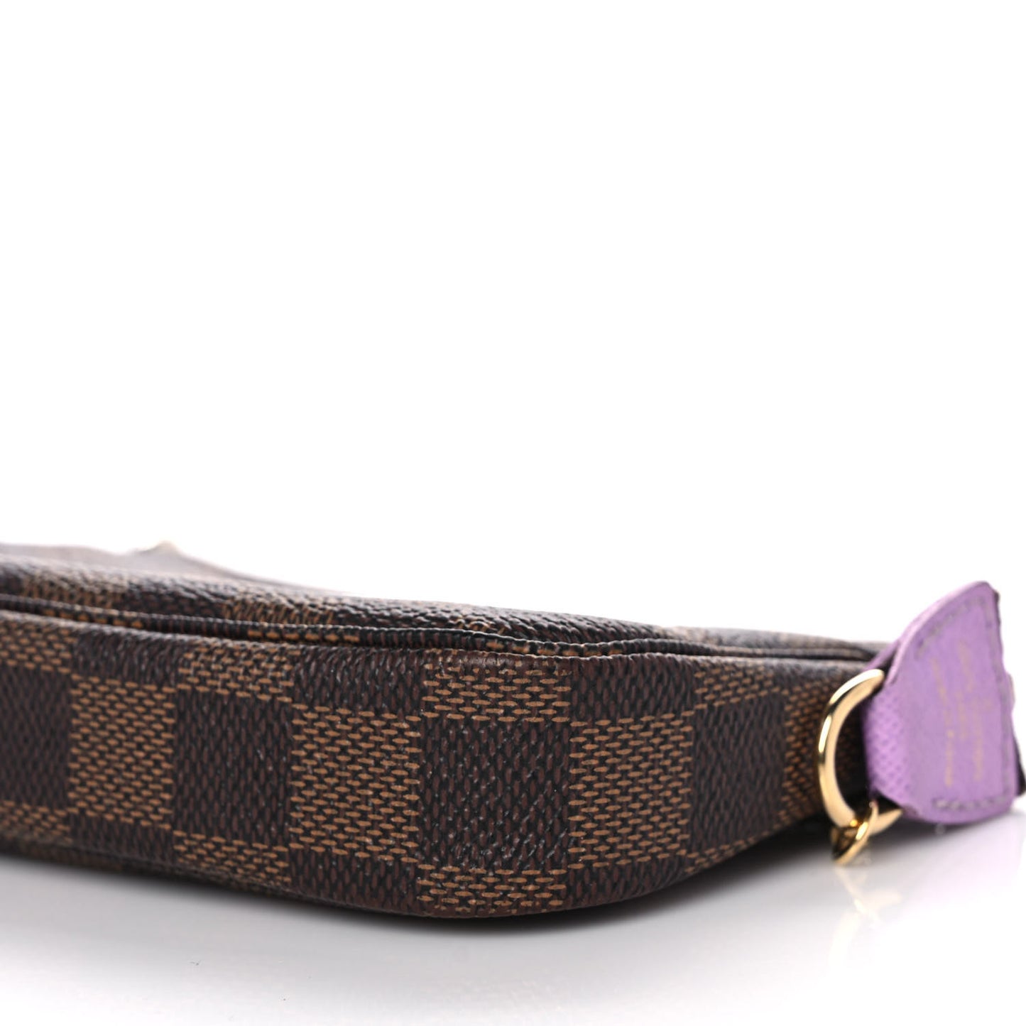 Damier Ebene Illustre Mini Pochette Accessories Violet