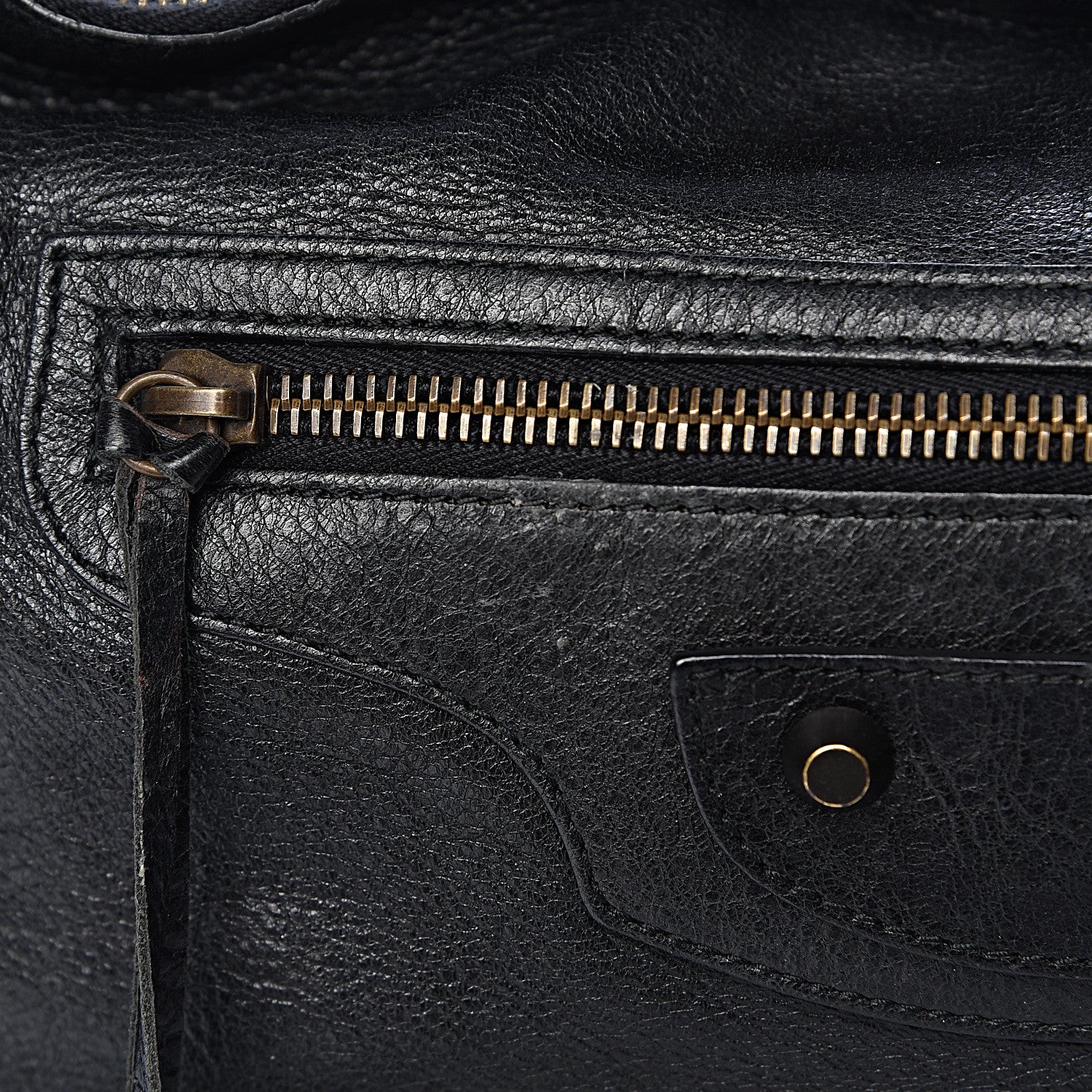 Balenciaga Agneau Classic Hardware Day Hobo Black 10 of 13