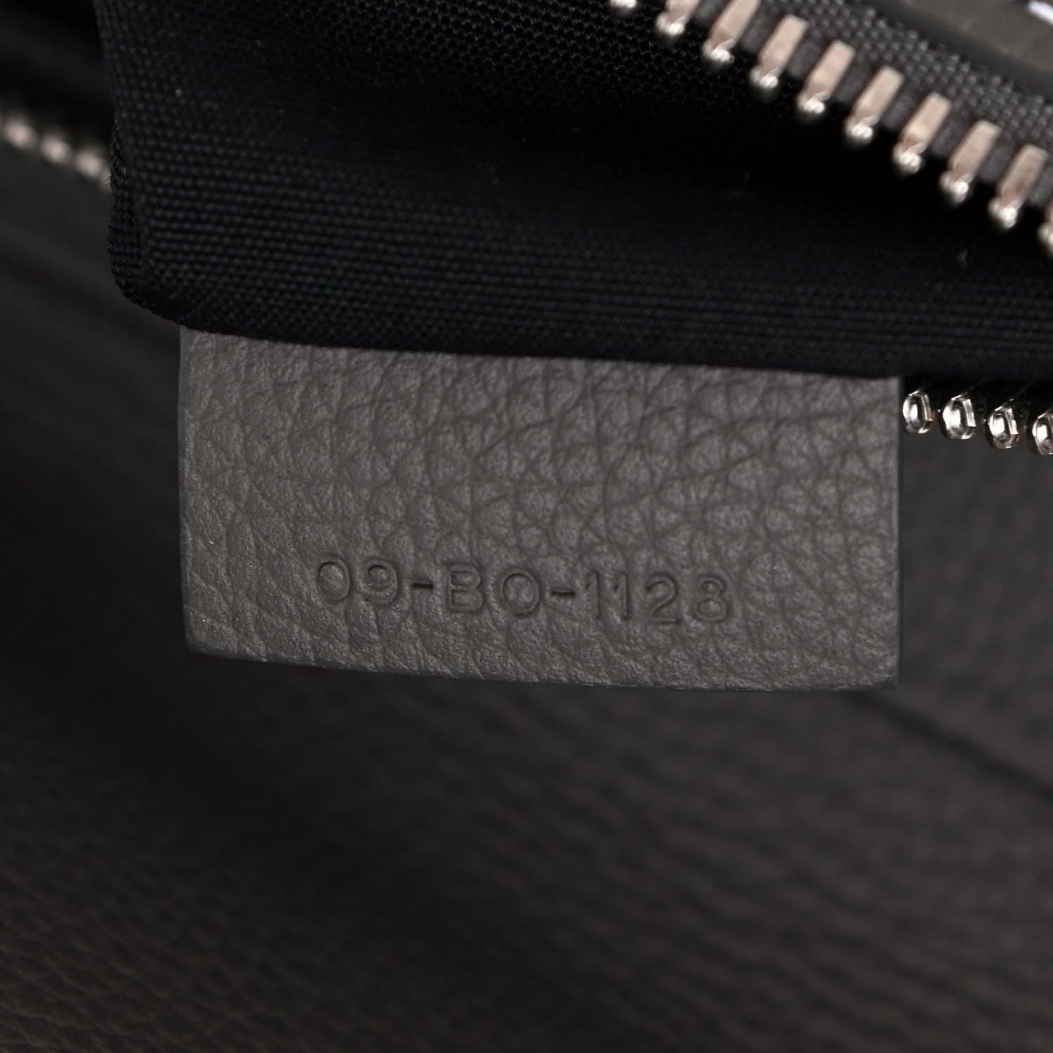 Christian Dior Grained Calfskin Kim Jones Saddle Bag Grey 6 of 8