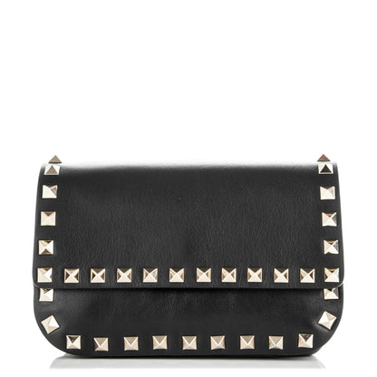 Valentino Garavani Calfskin Rockstud Belt Bag Black 1 of 7