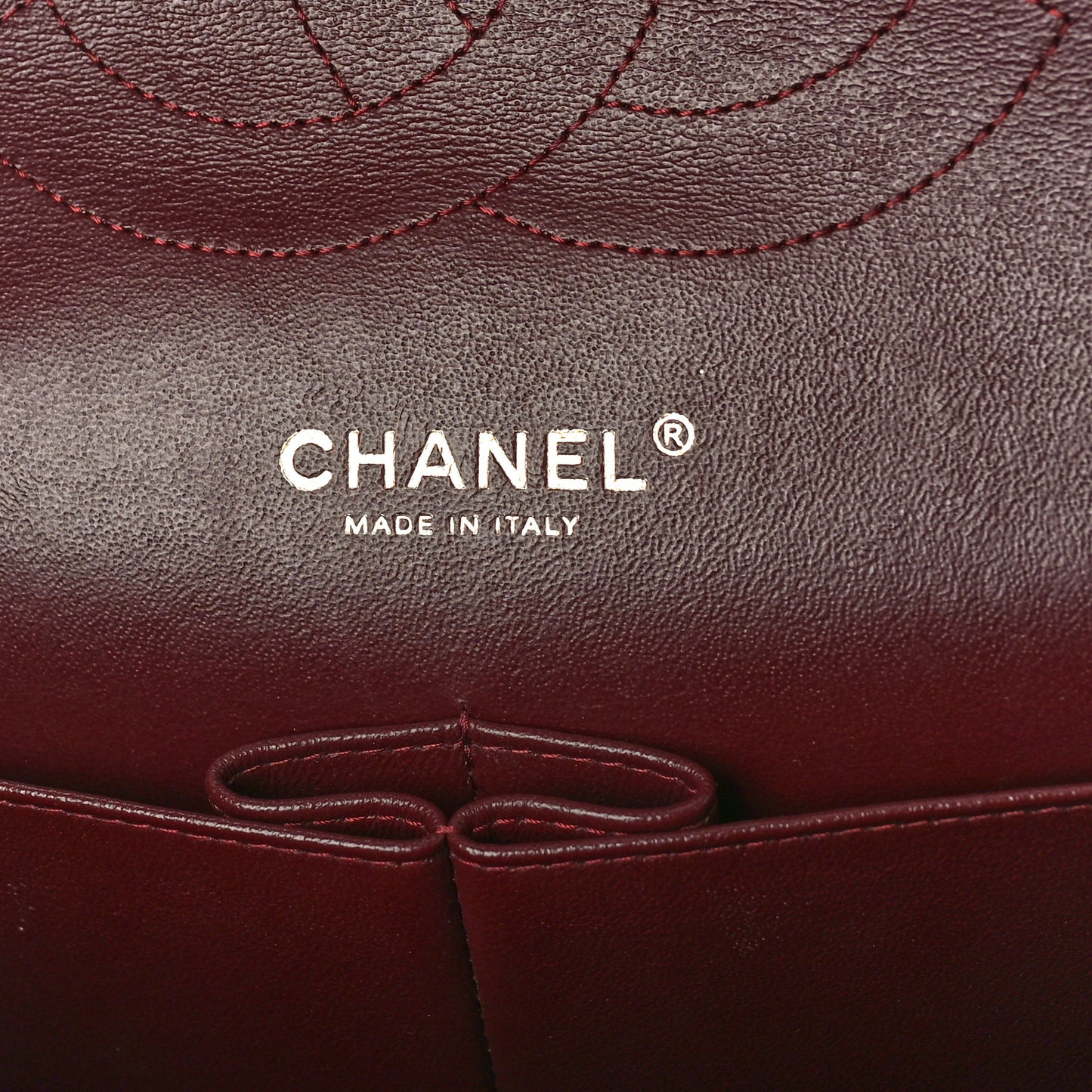 Lambskin Quilted Jumbo Double Flap Black