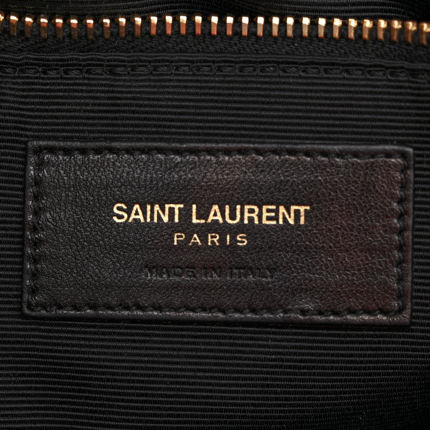 Saint Laurent Grain De Poudre Matelasse Chevron Monogram Shopping Bag Red 6 of 10