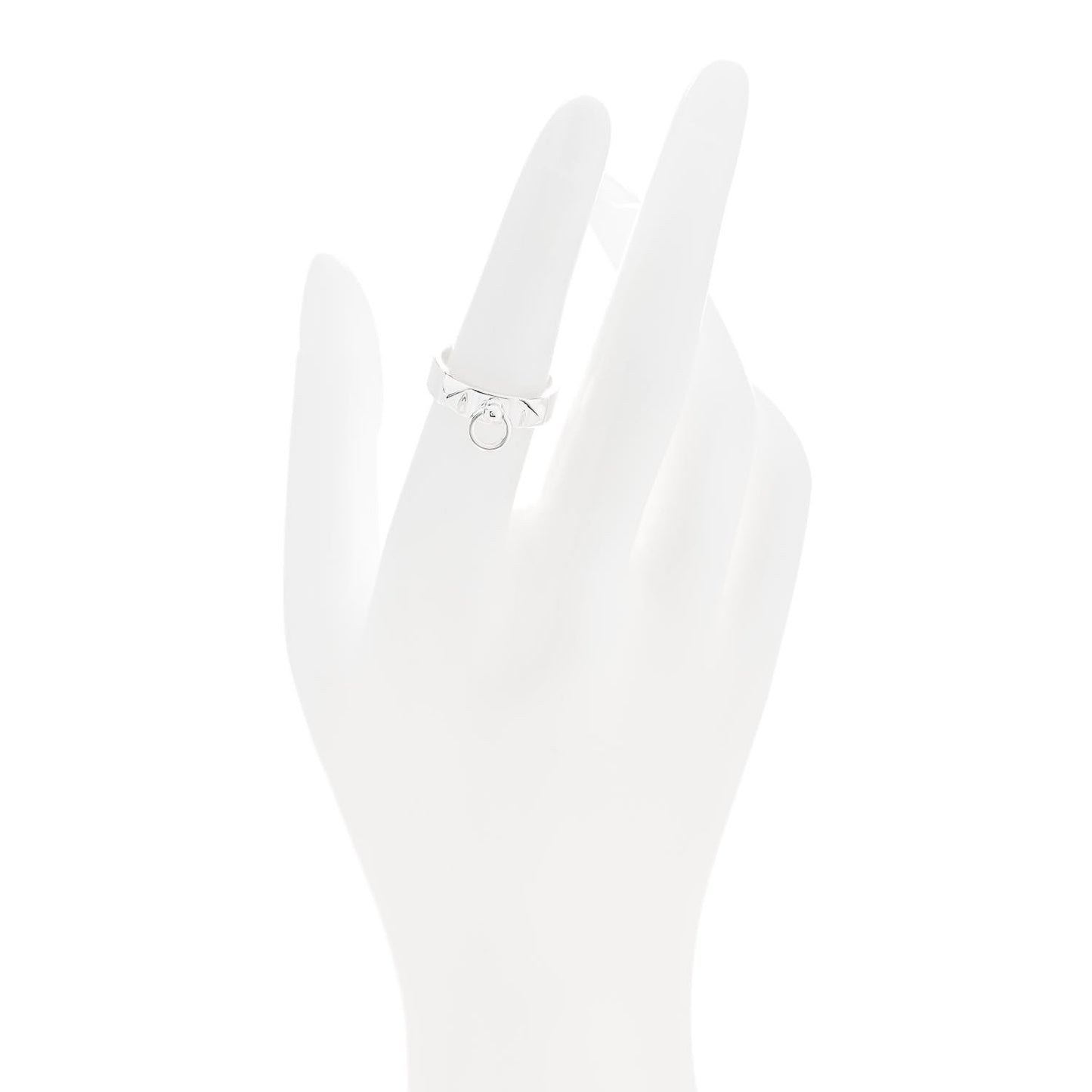 Sterling Silver PM Collier De Chien Ring 53 6.25