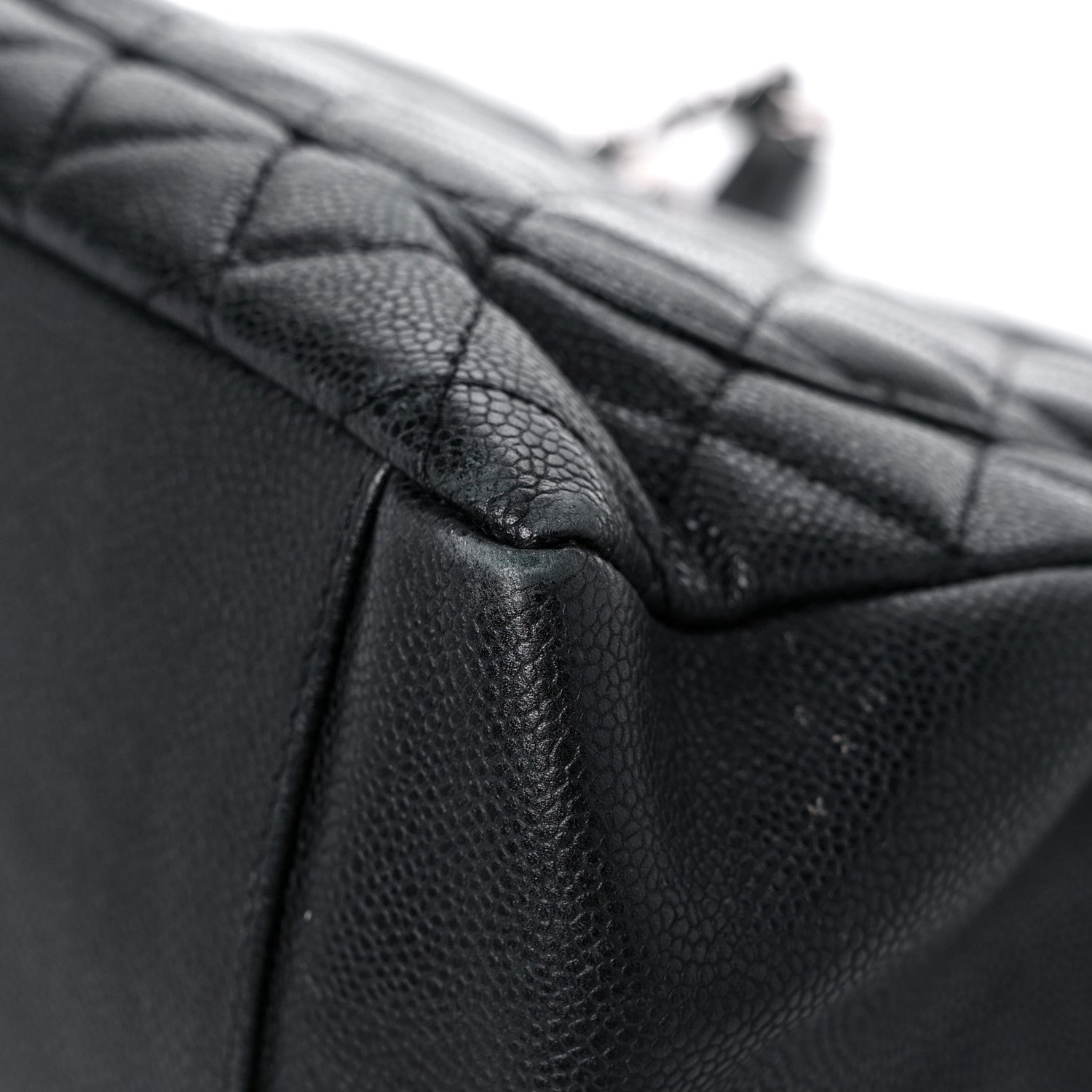 Chanel Caviar Quilted Grand Shopping Tote GST Black 10 of 23