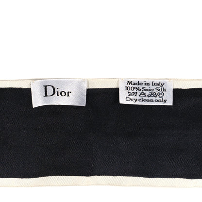 Christian Dior Silk Mitzah ABCDior Y Yin Yang Scarf Multicolor 3 of 3