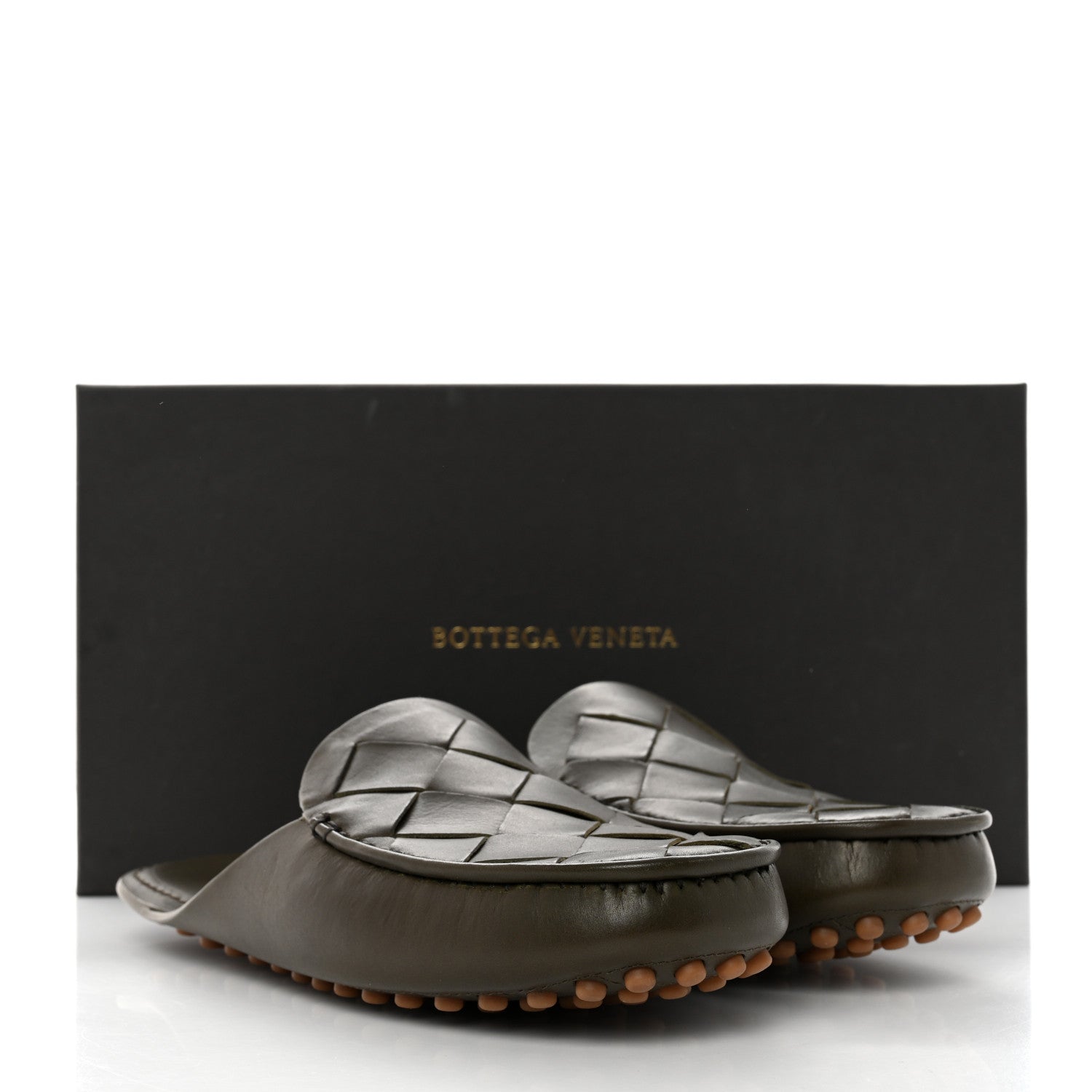 Bottega Veneta Nappa Intrecciato Mens Mule Flats 39 8 of 8