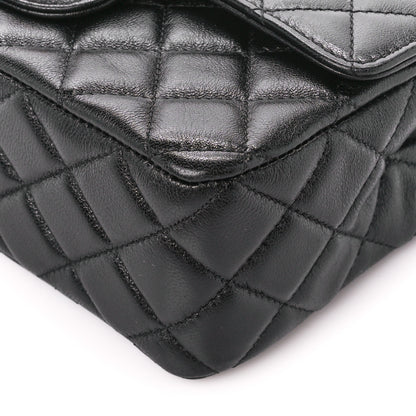 Chanel Lambskin Quilted Mini Strass On Top Flap Black 11 of 12