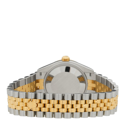 Rolex Stainless Steel 18K Yellow Gold Diamond Mother of Pearl 31mm Oyster Perpetual Datejust Watch 278273 3 of 5