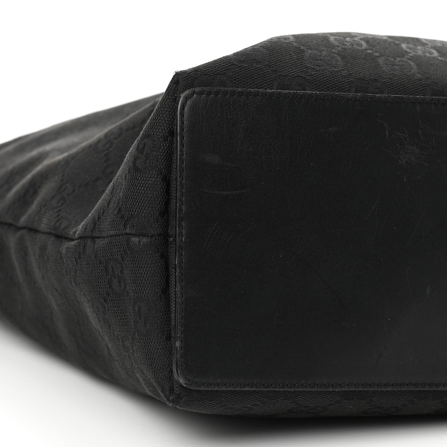 Monogram Bucket Tote Black