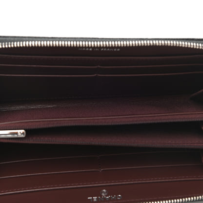 Chanel Caviar Quilted Large Gusset Zip Around Wallet Black 5 of 9