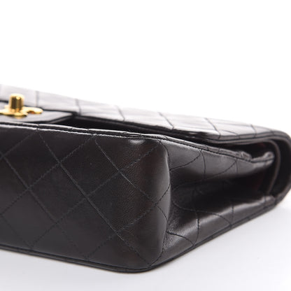 Chanel Lambskin Quilted Medium Double Flap Black 9 of 15