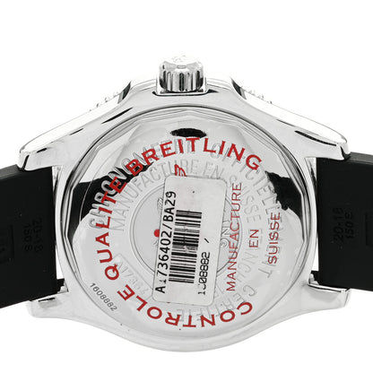 Breitling Stainless Steel Rubber 42mm Super Ocean Chronometer Automatic Watch Black A1736402/BA29 4 of 5