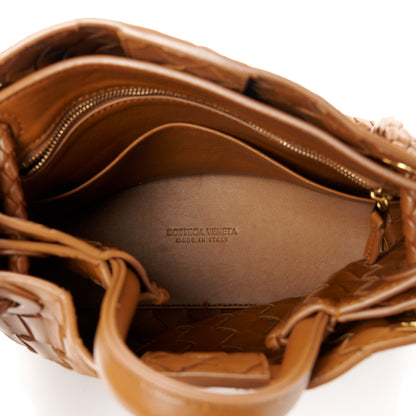 Bottega Veneta Nappa Intrecciato Small Andiamo Shoulder Bag Amber 5 of 13