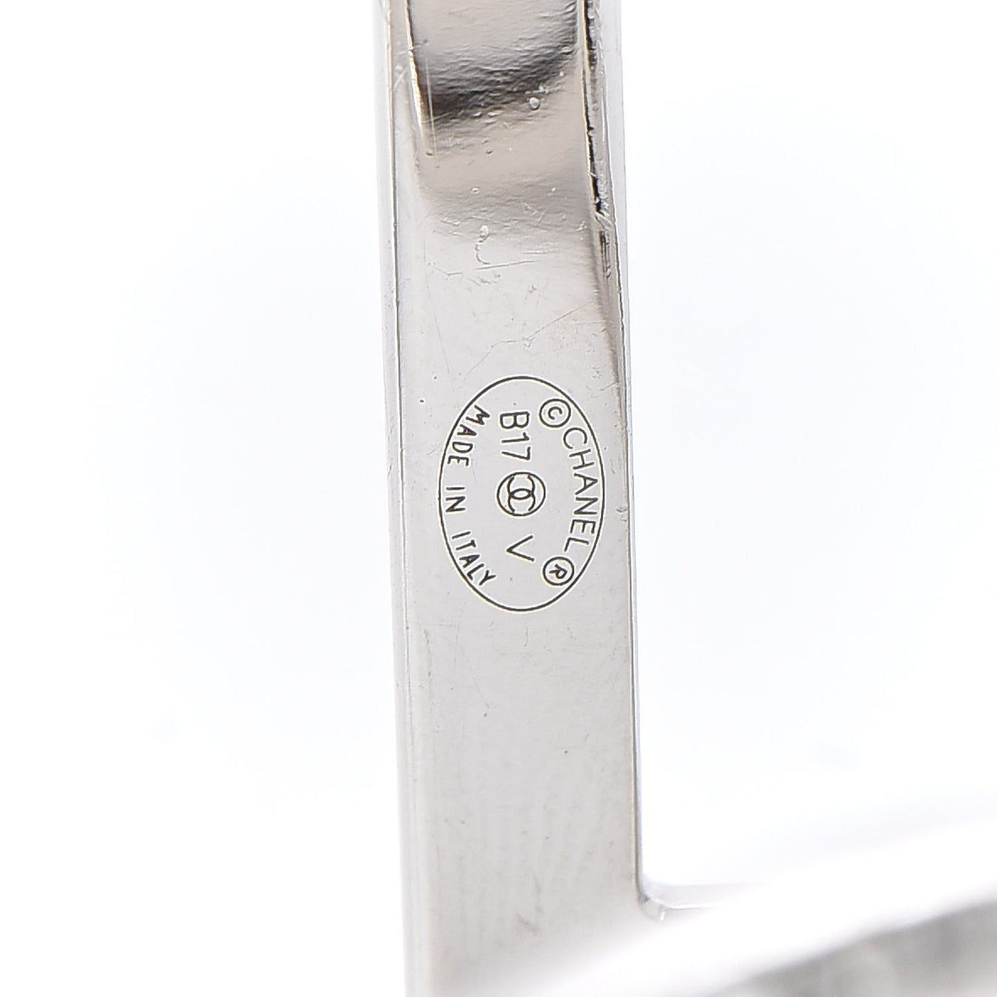 Crystal CC Cuff Silver