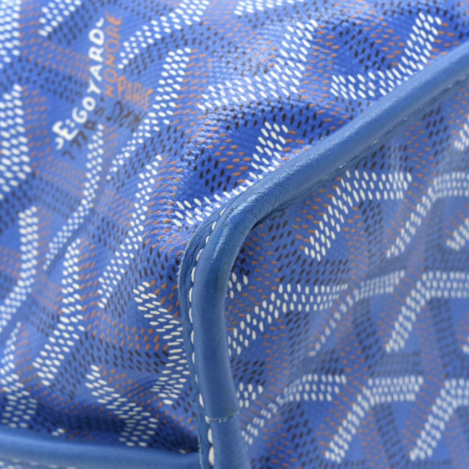 Goyard Goyardine Reversible Mini Anjou Sky Blue 20 of 23
