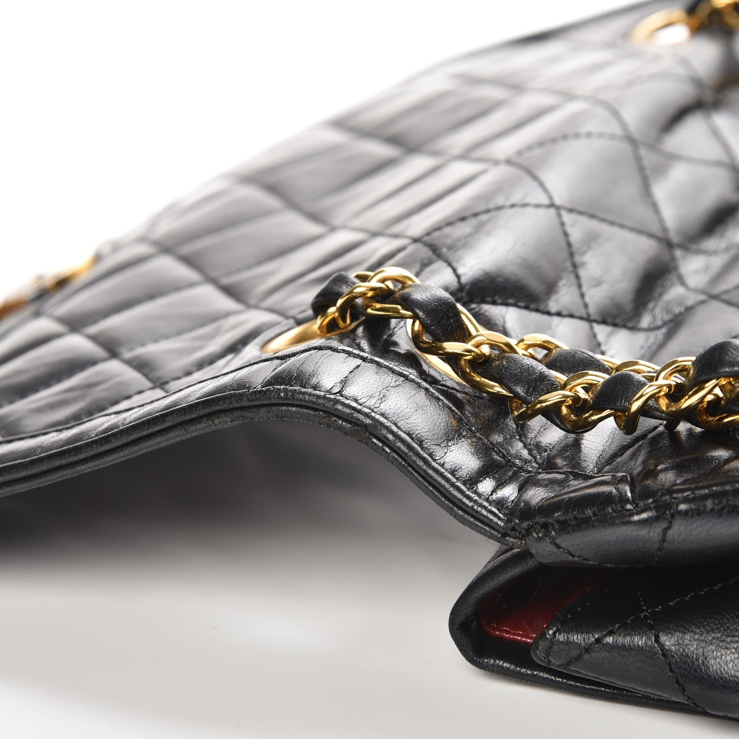 Chanel Lambskin Medium Double Flap Black 12 of 15