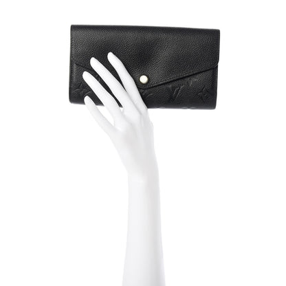 Louis Vuitton Empreinte Sarah Wallet NM Black 2 of 6