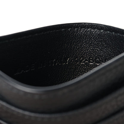 Christian Dior Grained Calfskin Oblique Card Holder Black 7 of 7