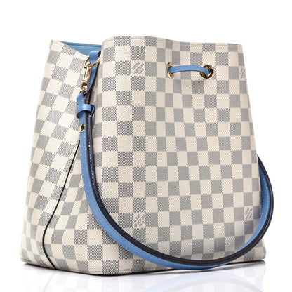 Louis Vuitton Damier Azur Neonoe MM Bleuet 3 of 10