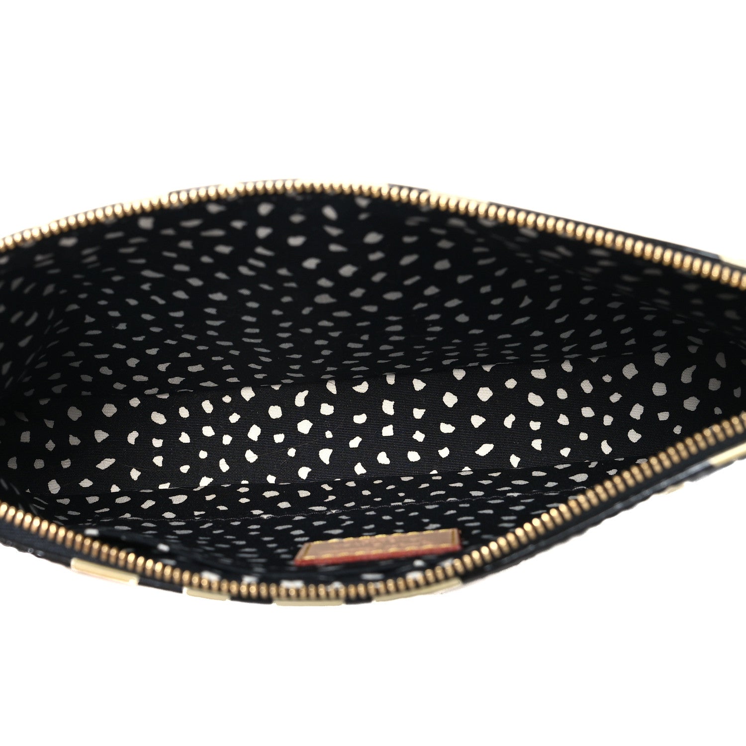 Louis Vuitton Vernis Kusama Infinity Dots Pochette Accessories Black 5 of 9