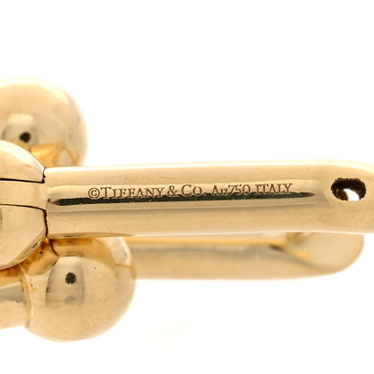 Tiffany 18K Yellow Gold Large HardWear Link Earrings 4 of 4