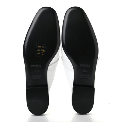 Hermes Calfskin Oz Mules 38.5 White 5 of 8