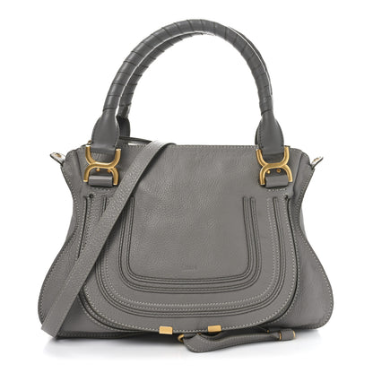 Chloe Calfskin Medium Marcie Satchel Cashmere Grey 1 of 10