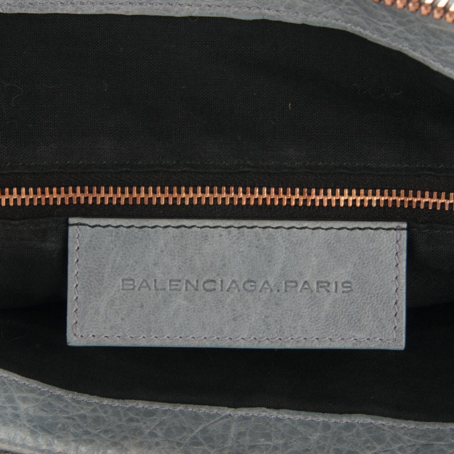 Agneau Giant 21 Rose Gold Hardware Work Ardoise