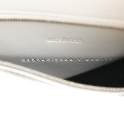 Balenciaga Shiny Box Calfskin Tonal B Small Hourglass Top Handle Bag White 8 of 9