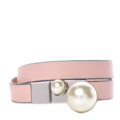 Christian Dior Resin Bead Double Bracelet S Pink 1 of 5