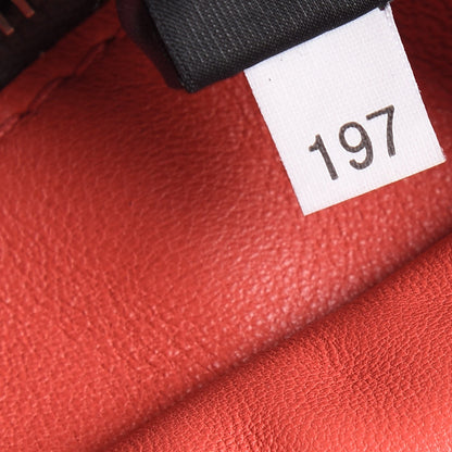 Miu Miu Nappa Matelasse Crystal Flap Clutch Corallo 8 of 13