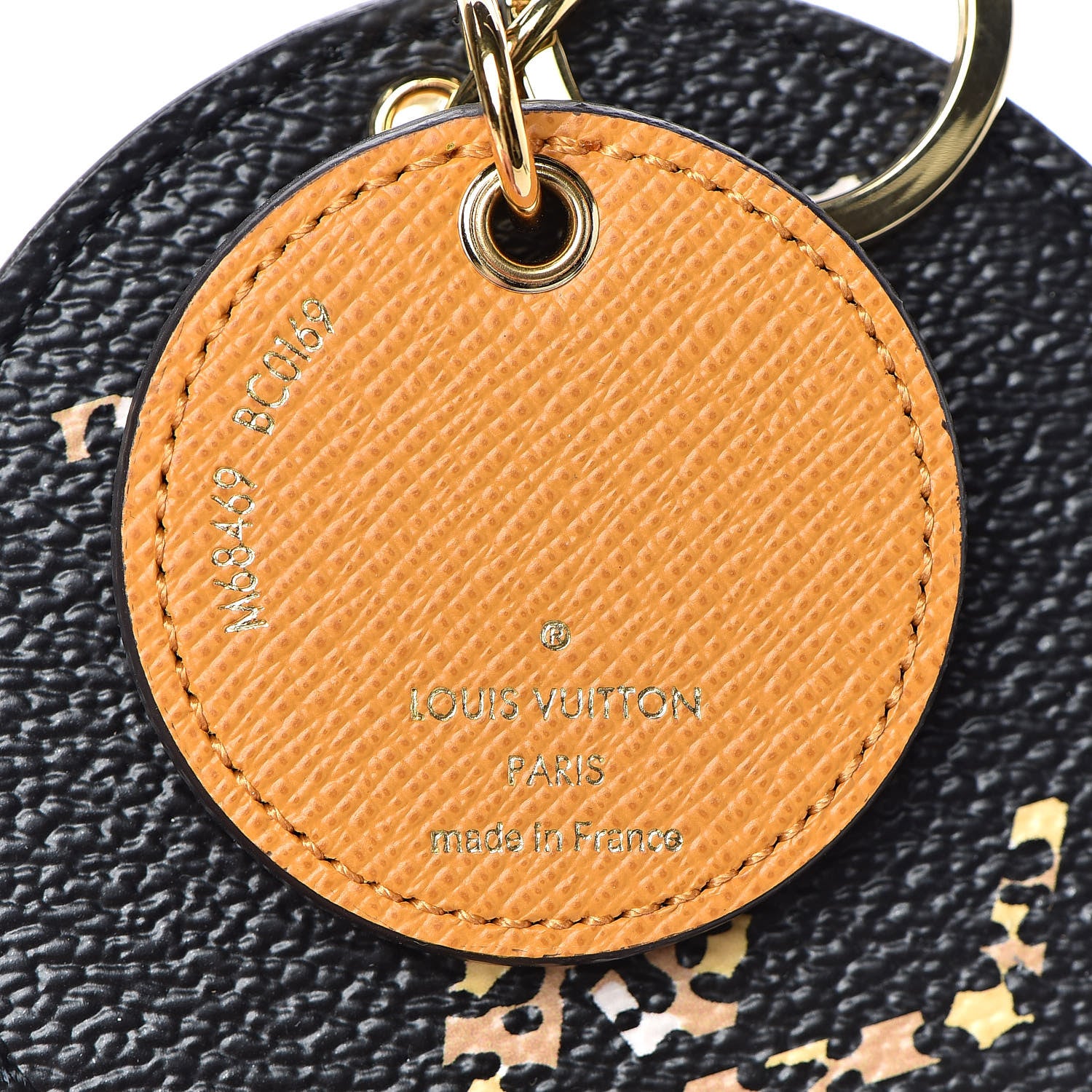 Louis Vuitton Monogram Giant Jungle Bag Charm Key Holder Black 3 of 5