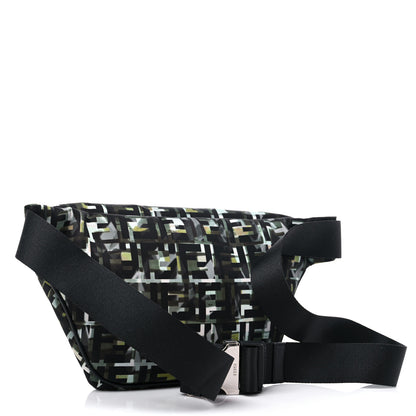 Fendi Nylon CamouFF Belt Bag Black Multicolor 2 of 8