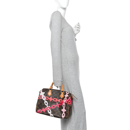 Louis Vuitton Monogram Bay Speedy 30 Rose Ballerine Poppy 2 of 10