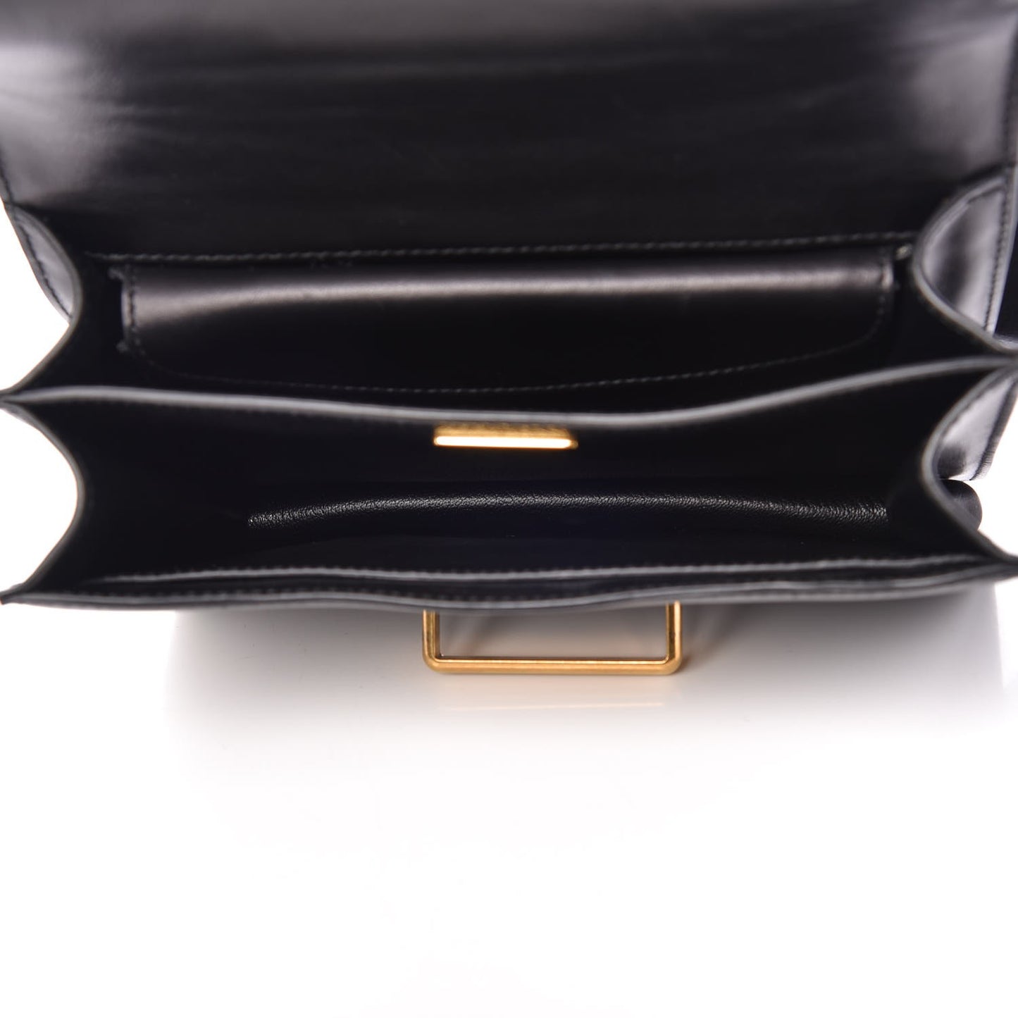 City Calf Saffiano Cahier Bag Black