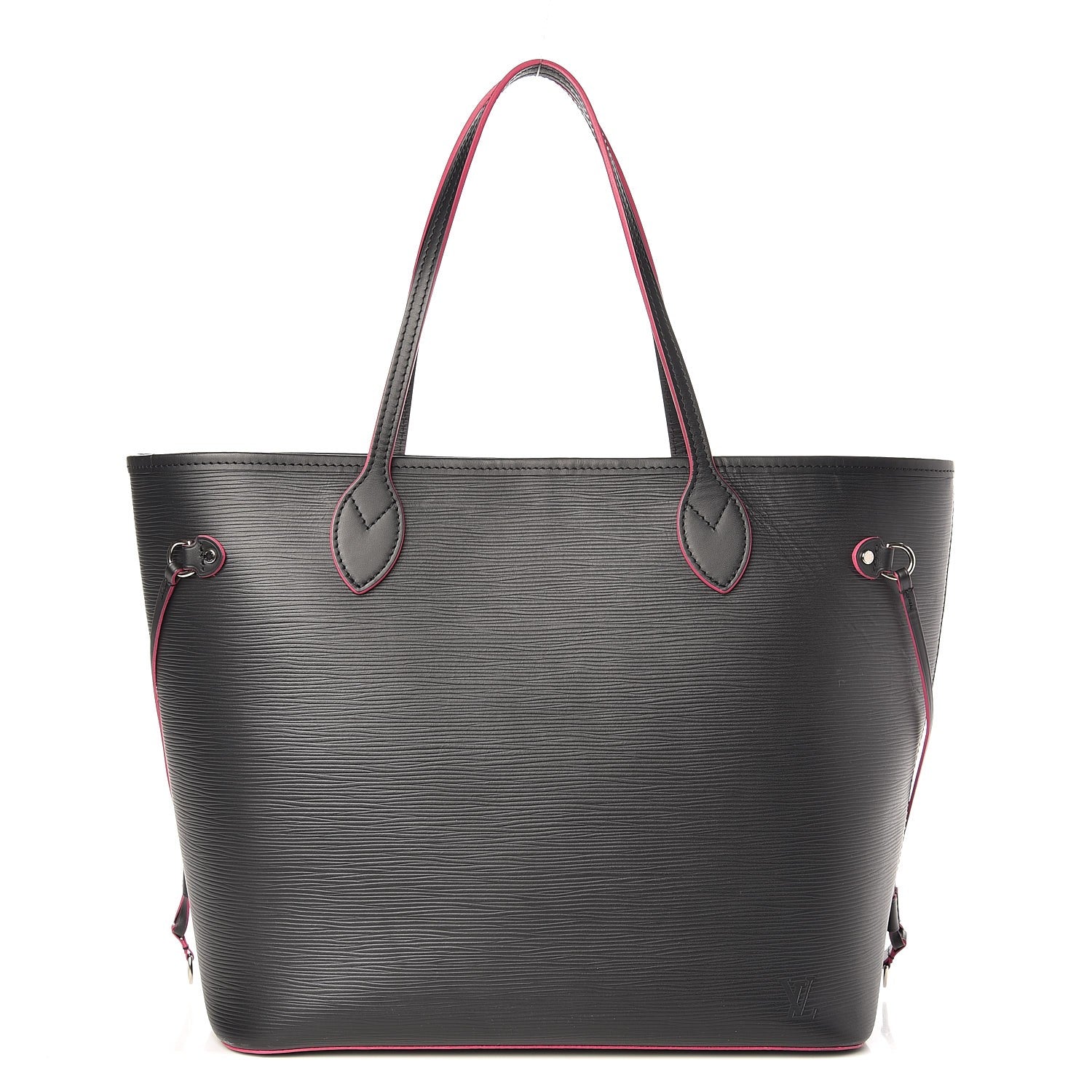 Louis Vuitton Epi Neverfull MM Black Hot Pink 1 of 7