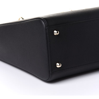 Christian Dior Grained Calfskin Large Lady Dior Black 10 of 11