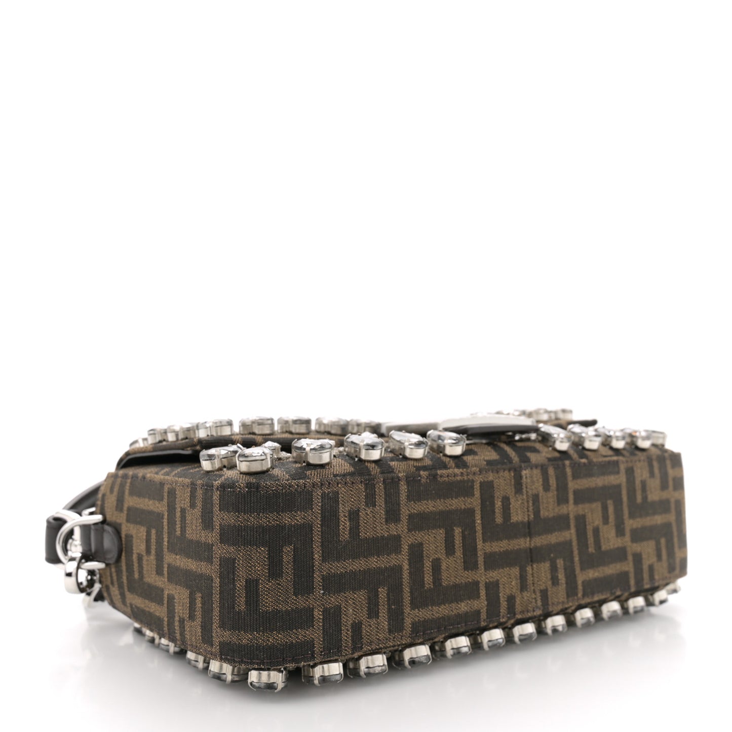Fabric Jacquard FF 1974 Crystal Embellished Baguette Tobacco Moro Multicolor