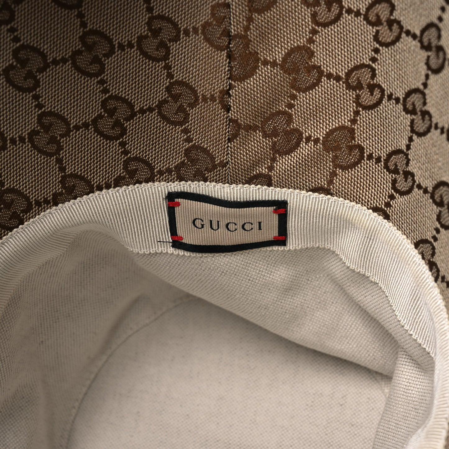 Monogram Wide Brim Hat L Beige
