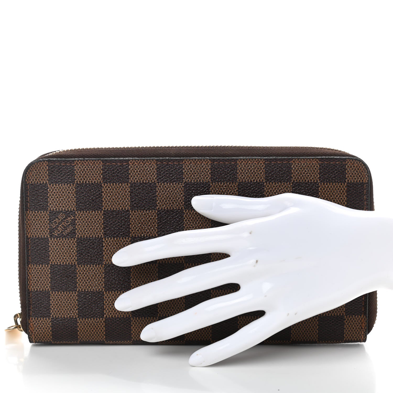 Louis Vuitton Damier Ebene Zippy Organizer Wallet 2 of 7
