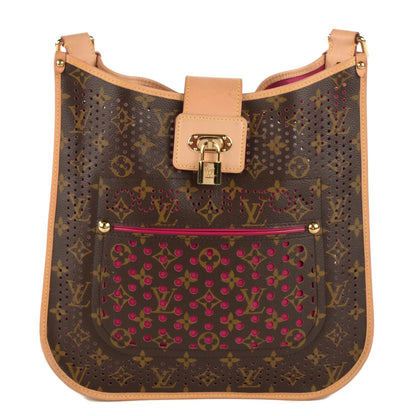 Louis Vuitton Monogram Perforated Musette Fuchsia 1 of 8