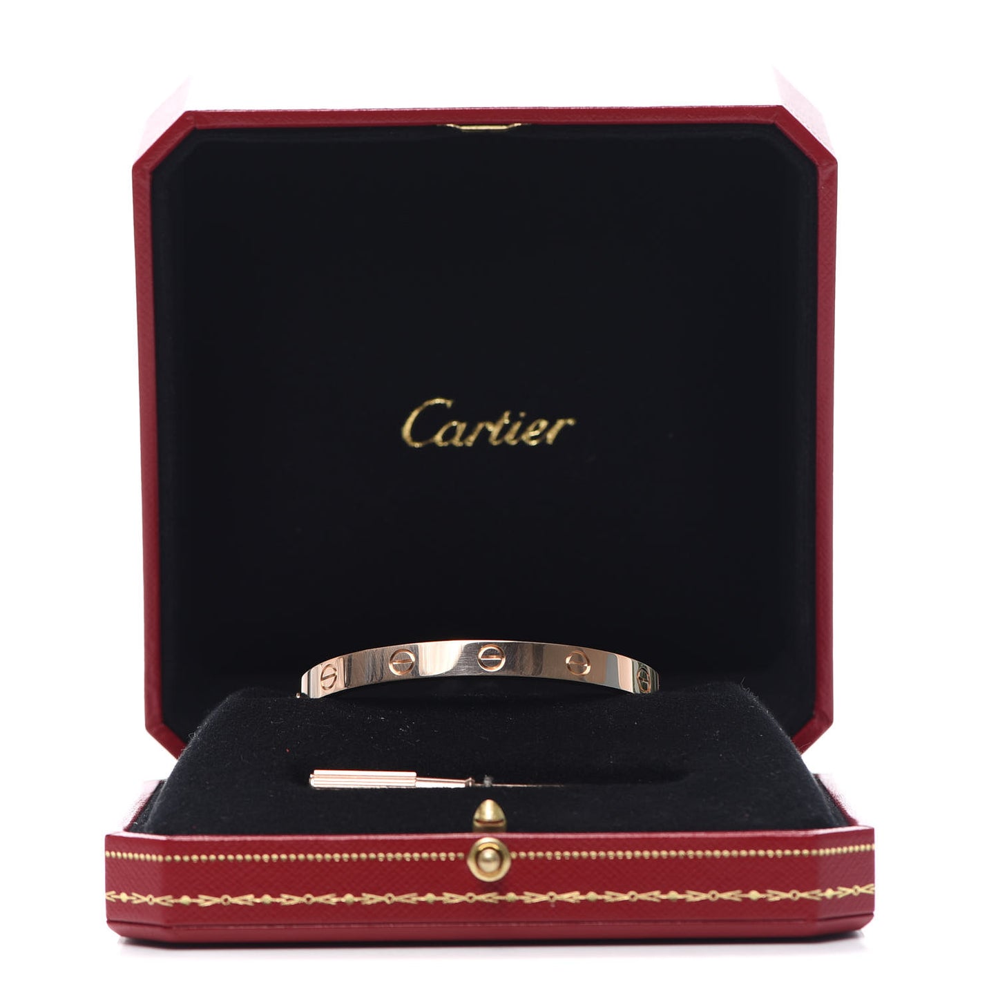 18K Pink Gold LOVE Bracelet 17
