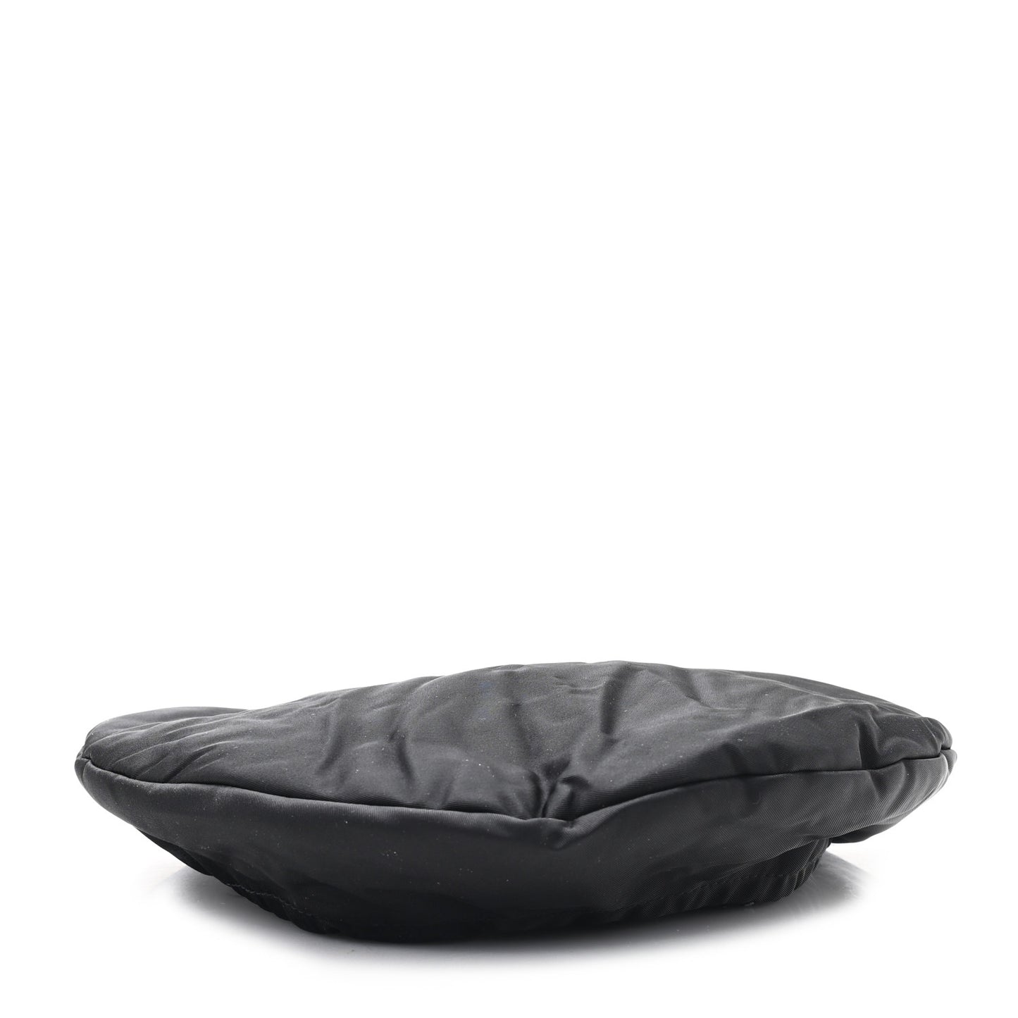 Re-Nylon Metal Triangle Logo Beret L Black Black