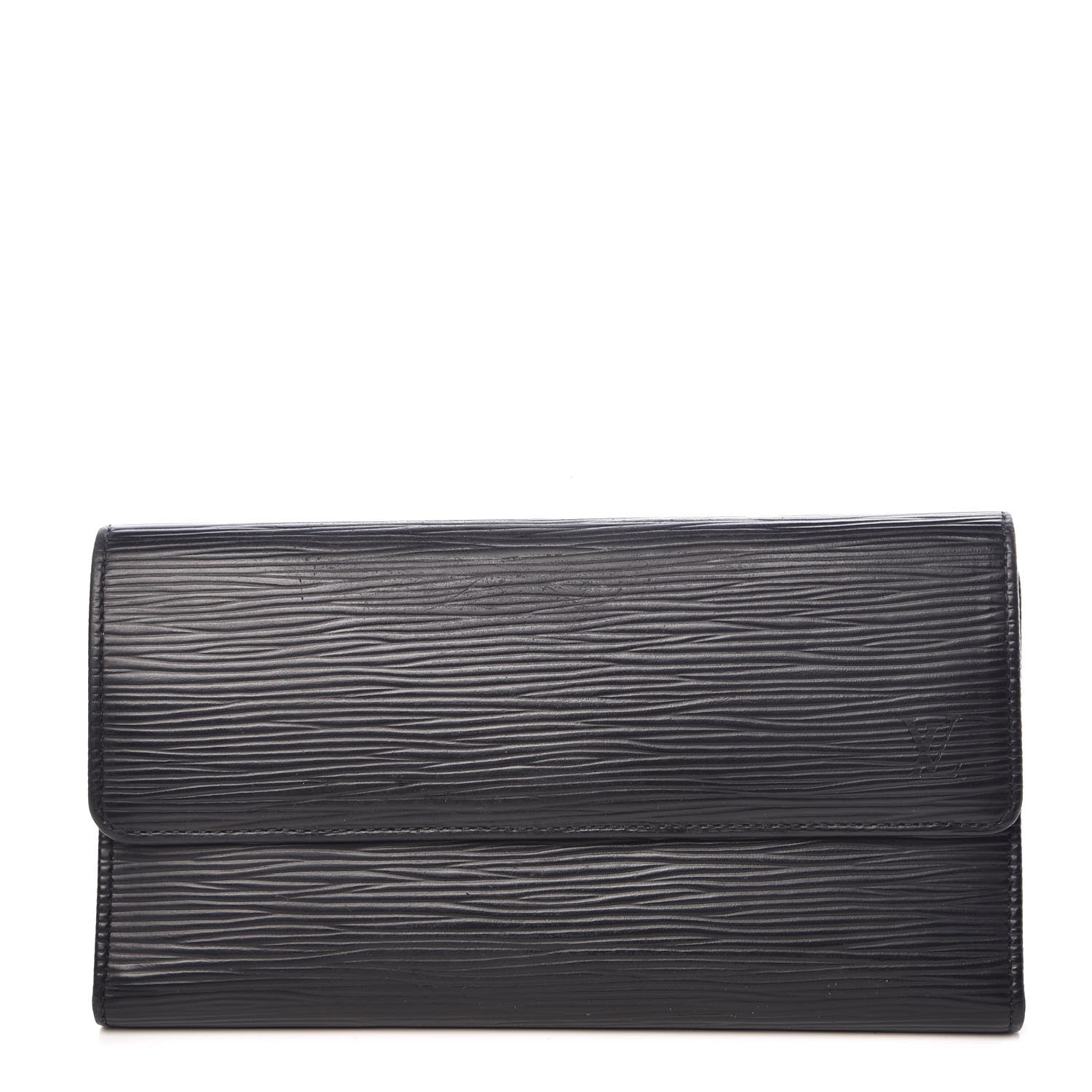 Louis Vuitton Epi Porte Tresor International Wallet Black 1 of 11